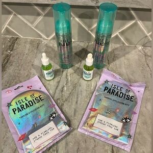 NWT SEALED Isle of Paradise Self-Tanning Mousse, Drops & Mitts Teenage Kids Gift